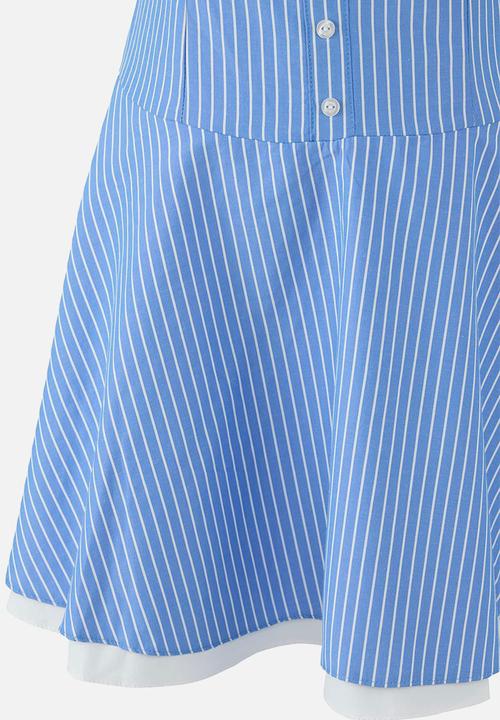 Trendyol - Mini Aline Woven Dress - Blue