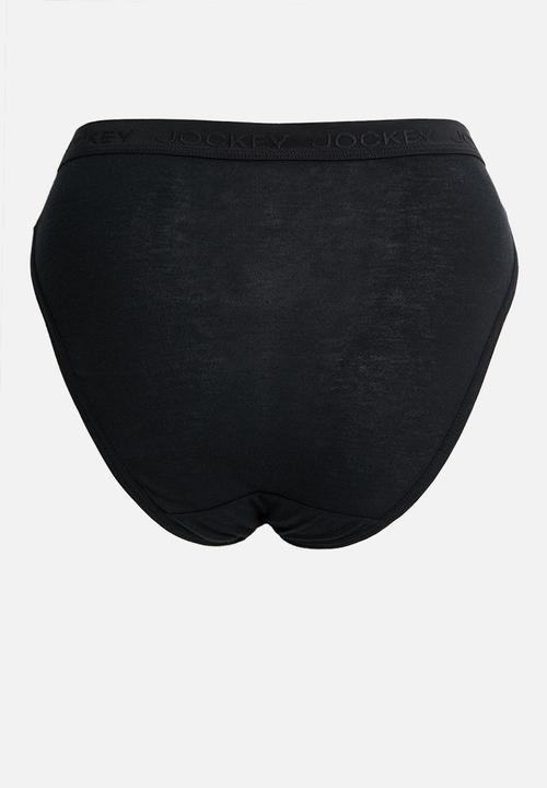 Jockey - 3 pk plain tonal elastic french cut - multi