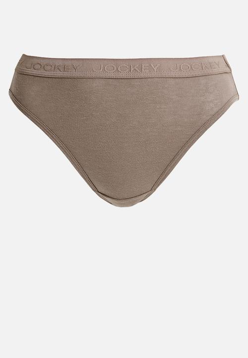 Jockey - 5pk  plain tonal elastic french cut - multi