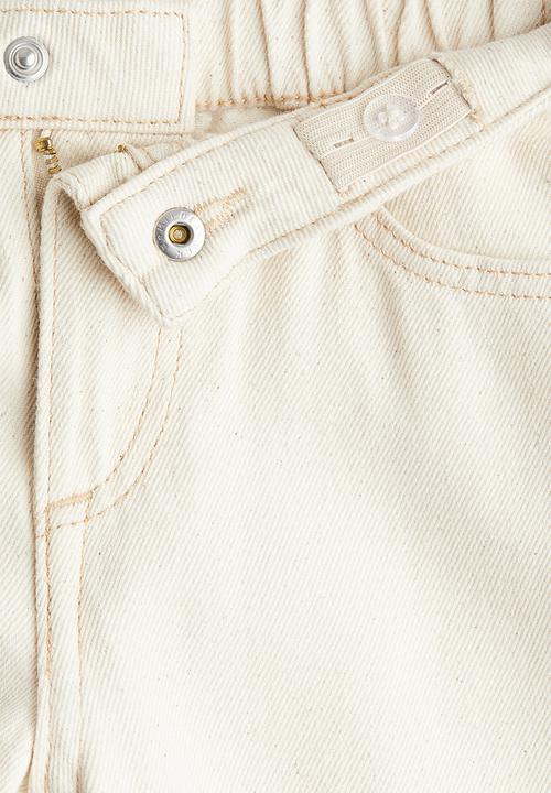 H&M - Linen-blend cargo shorts - light beige