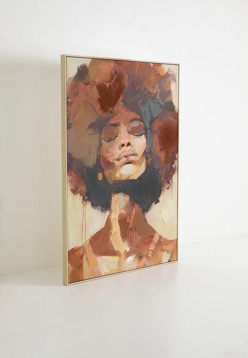 Sixth Floor - Wall Frame Canvas Brown