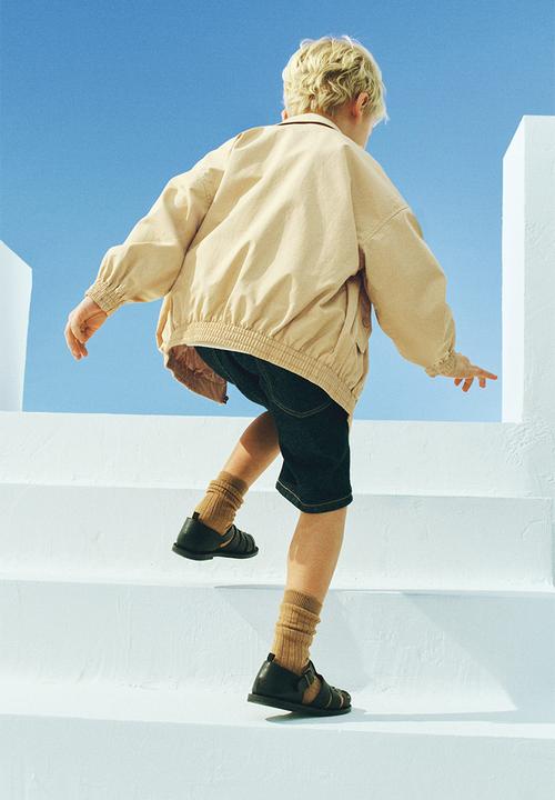 H&M - Loose-fit twill jacket - beige