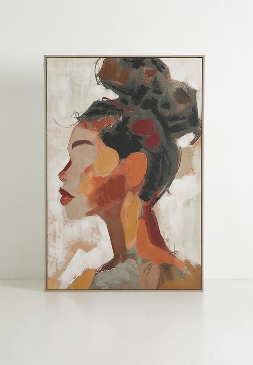 Sixth Floor - Wall Frame Canvas - Brown