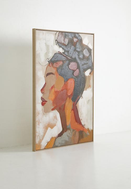 Sixth Floor - Wall Frame Canvas - Brown