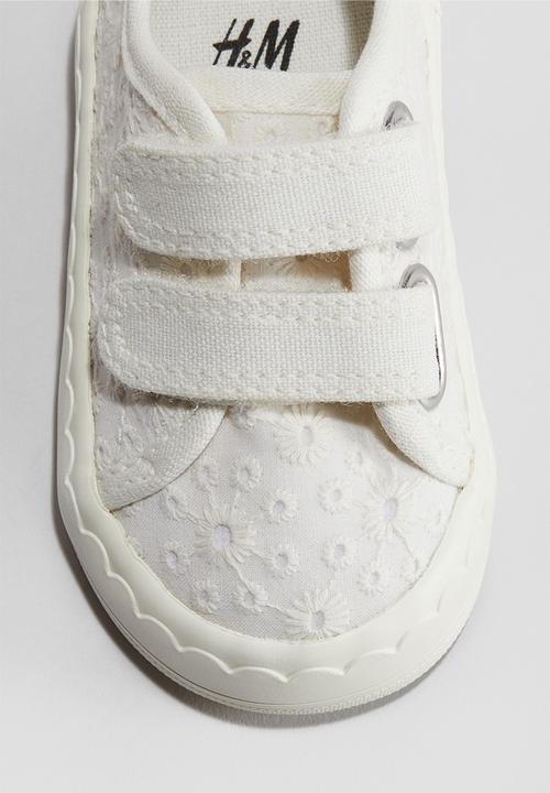 H&M - Cotton trainers - cream