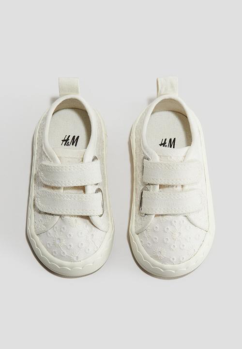 H&M - Cotton trainers - cream