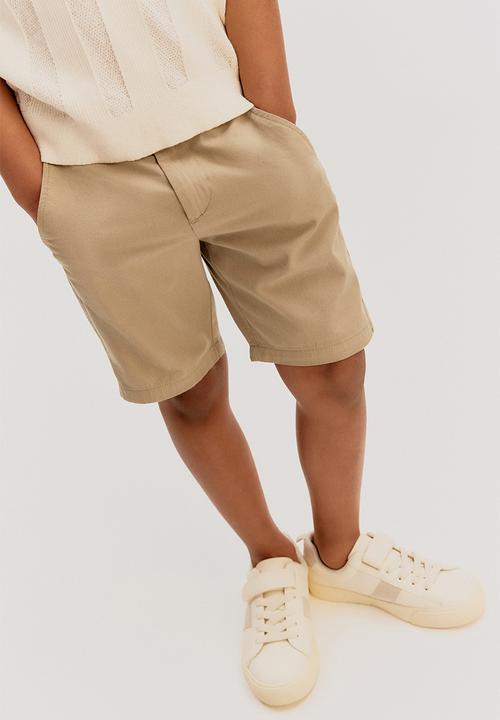 H&M - Cotton chino shorts - beige
