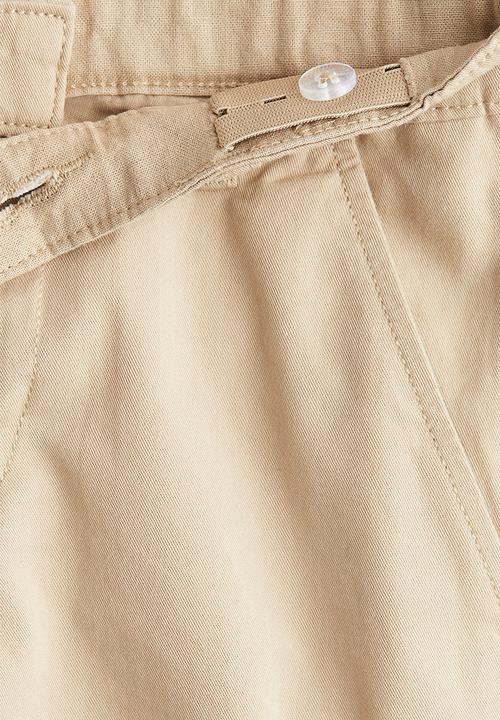 H&M - Cotton chino shorts - beige
