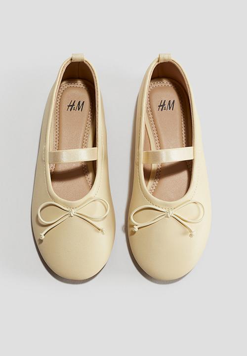 H&M - Ballet pumps - light yellow 