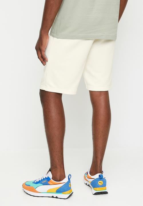 PUMA - ESS 2 COLOR No. 1 Logo Shorts 10" TR - cream 