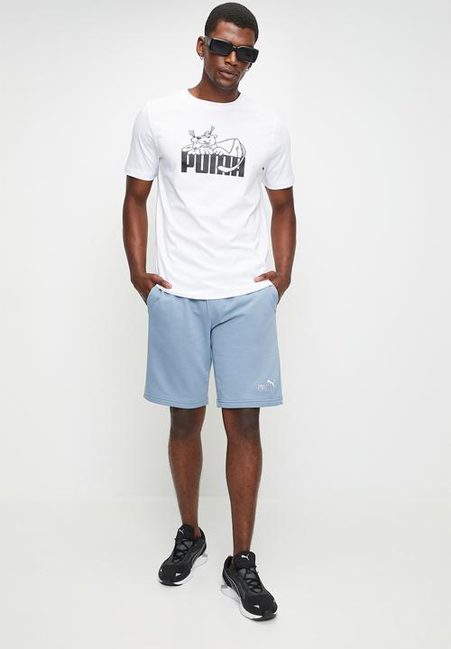 PUMA - ESS 2 COLOR No. 1 Logo Shorts 10" TR - Cool Blue