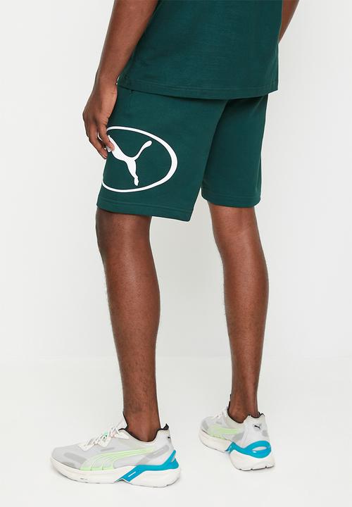 PUMA - PUMA SPORT Graphic Shorts "9 TR - Green Terrain