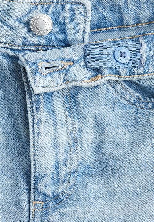 H&M - Wide leg jeans - light denim blue 