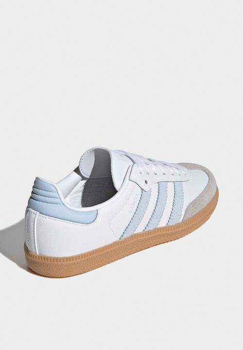 adidas Originals - Samba OG J - Ftwr White/Crystal Sky/Gum 3