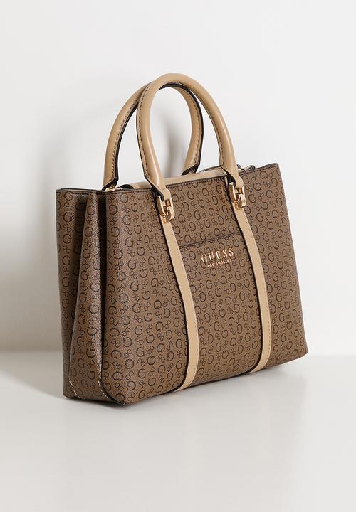 GUESS - Morrigan Satchel Bag - Tan