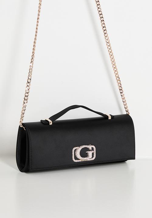 GUESS - Zalina Top Handle Clutch Bag - Black