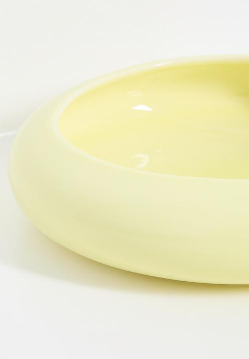 Urchin Art - Luna serving bowl - Butter Yellow