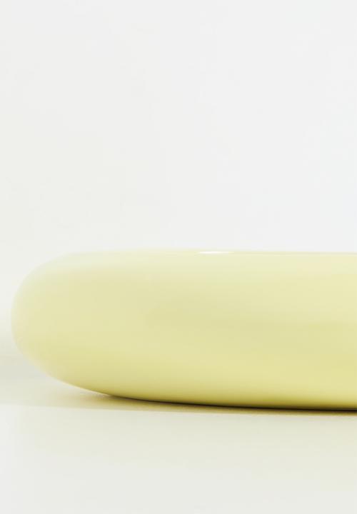 Urchin Art - Luna serving bowl - Butter Yellow
