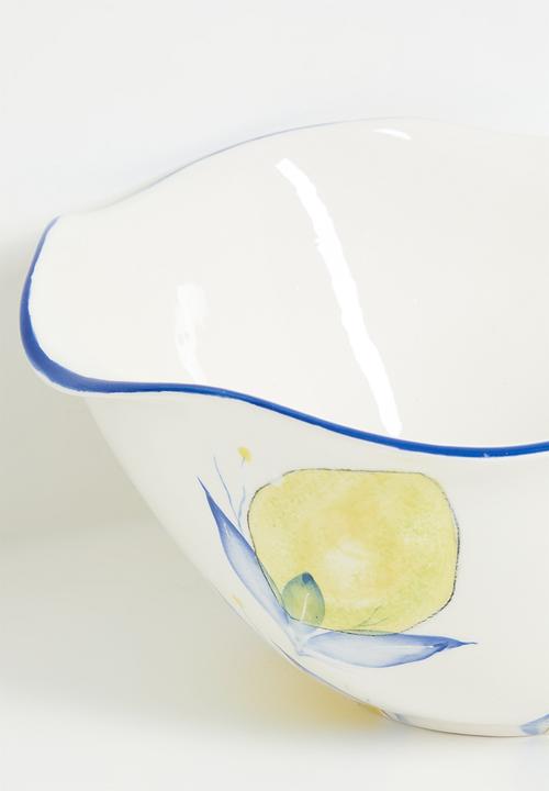 Urchin Art - Lemon wonki serving bowl - multi