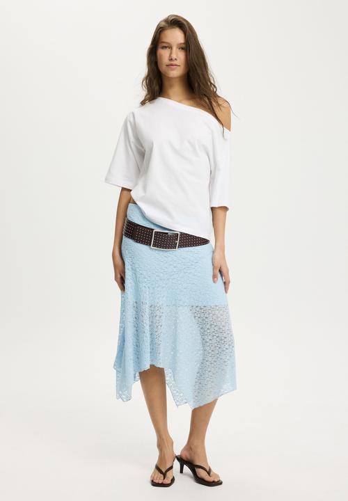 Cotton On - Billie off shoulder tee - white