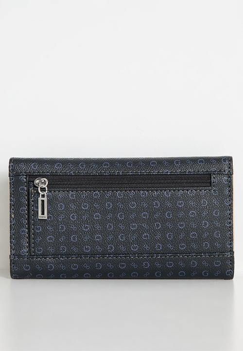 GUESS - Abbas  Slim Clutch Bag- Navy