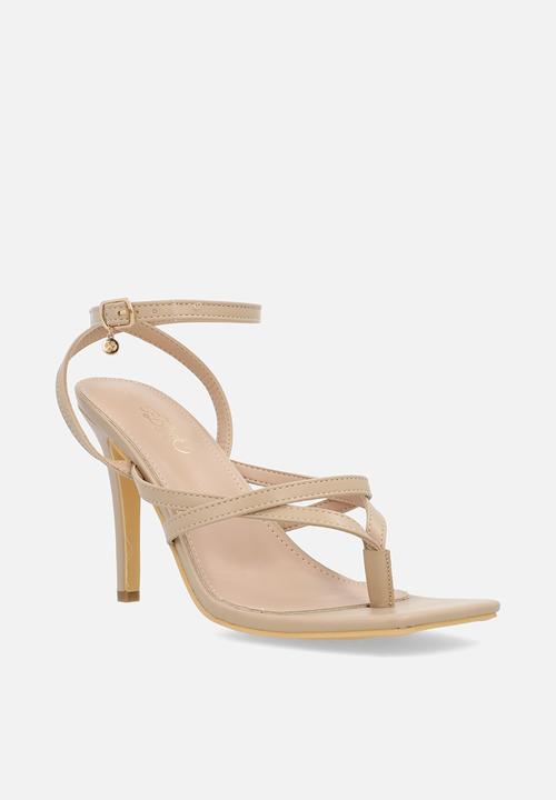 Miss Black - Razz 3 toe thong heel - neutral 