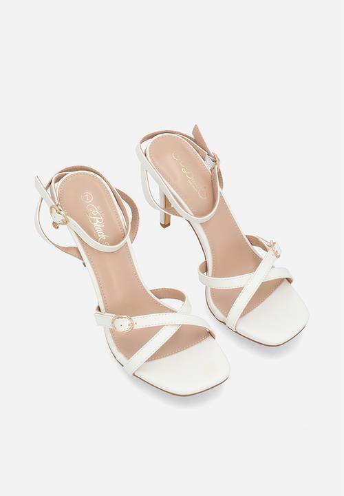 Miss Black - Razz 1 heel - white
