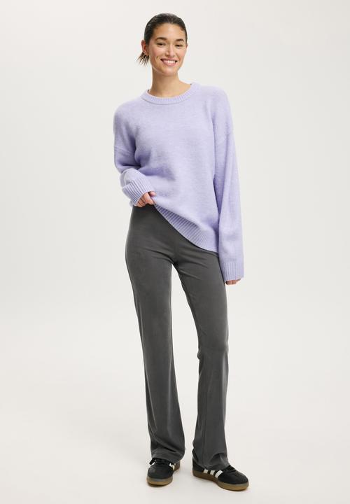 Cotton On - Luxe crew sweater - Lilac Marle