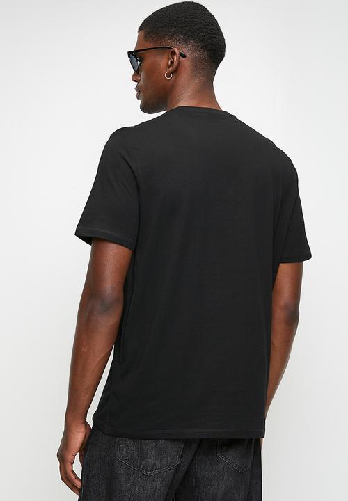 GUESS - Ss Cn Guess Triangle Tee - Jet Black A996