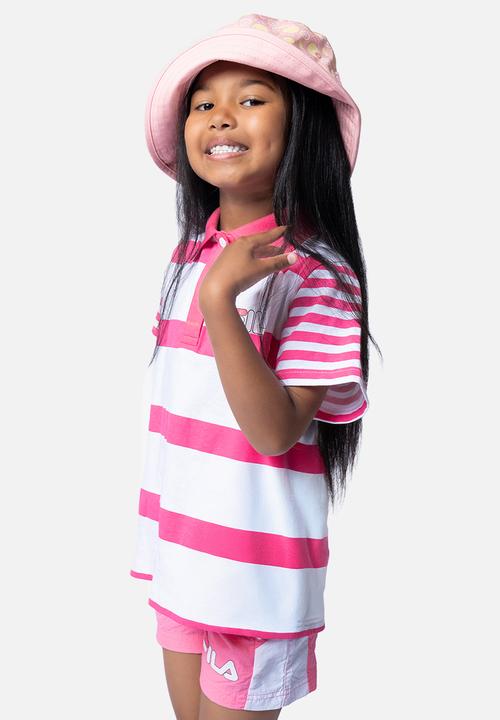 FILA - Pippa golfer  - white/strawberry pink