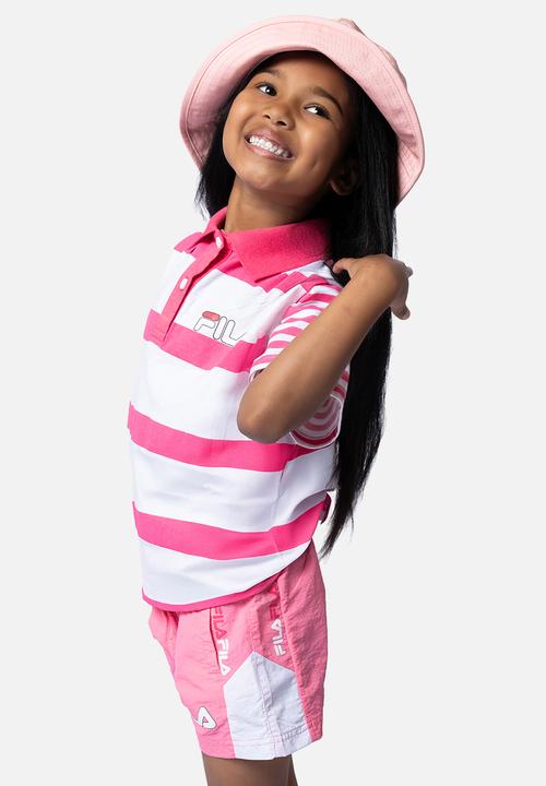 FILA - Pippa golfer  - white/strawberry pink