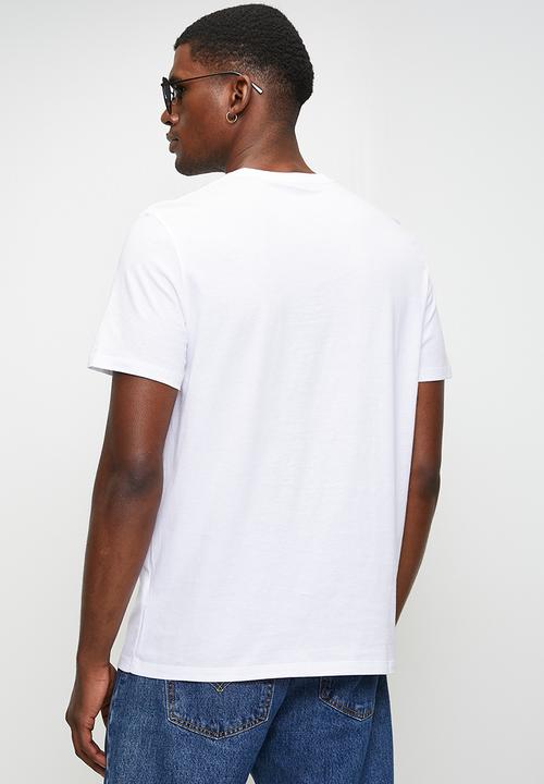 Calvin Klein - Ss Glitched Logo Eu Classic Tee - white 