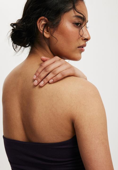 Cotton On - All day tube top - velvet current