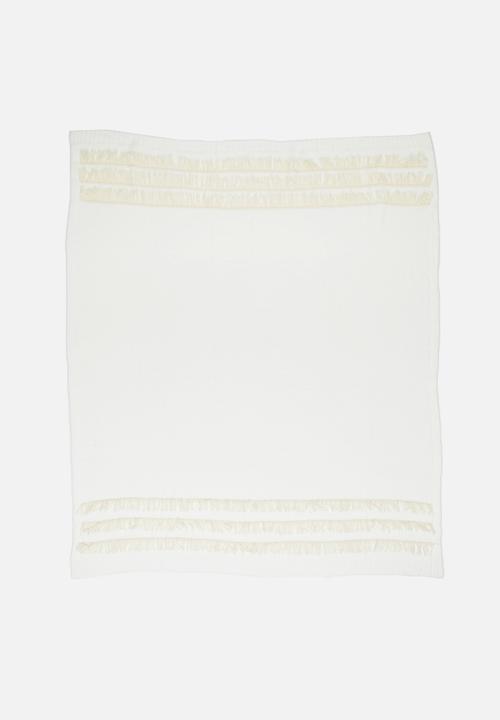 Sixth Floor - Fringe throw