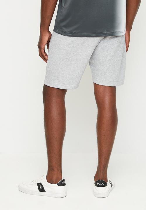 POLO - AAKIL  SPORT FLEECE SHORT - GREY MELANGE