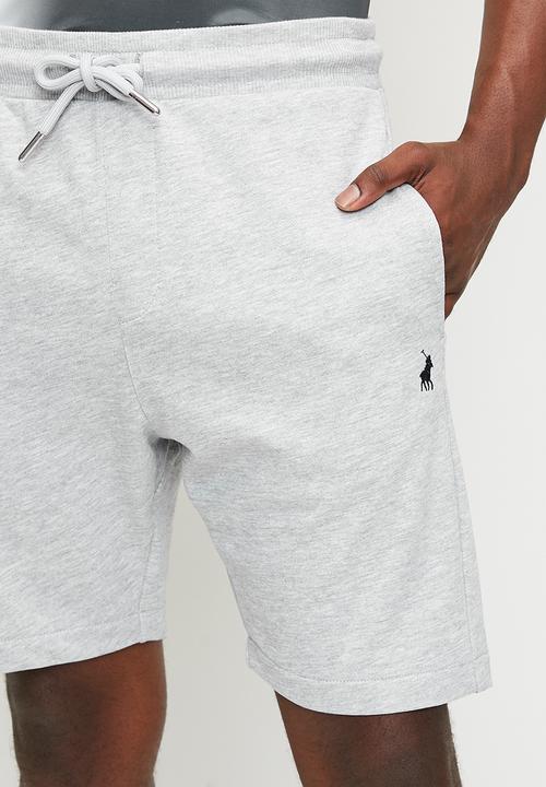 POLO - AAKIL  SPORT FLEECE SHORT - GREY MELANGE