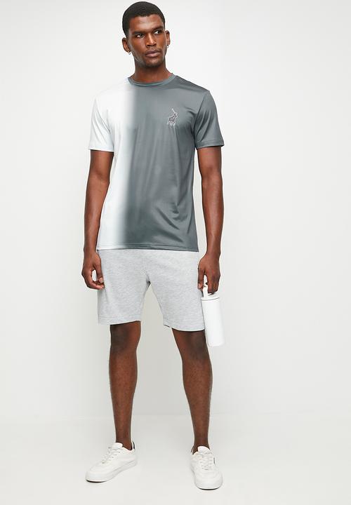 POLO - AAKIL  SPORT FLEECE SHORT - GREY MELANGE