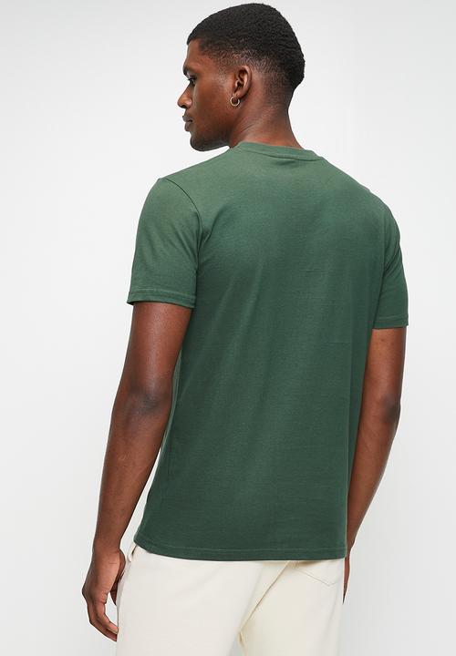 POLO - LUCAS  ESSENTIAL SS T-SHIRT - DARK GREEN