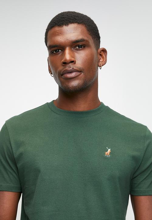 POLO - LUCAS  ESSENTIAL SS T-SHIRT - DARK GREEN