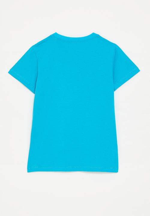 Pop Candy - Shark graphic tee - bright blue