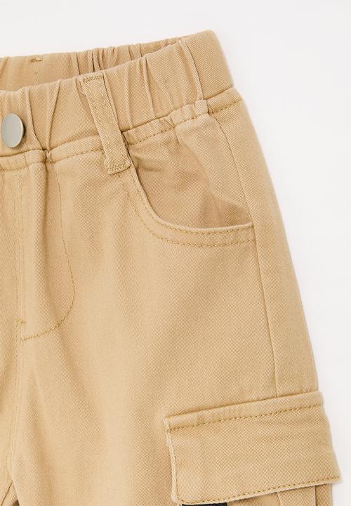 Pop Candy - Pocket detail pants - brown 