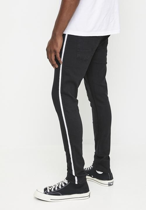 Brave Soul - Charcoal Wash Stretch Skinny Jean - Long Length
