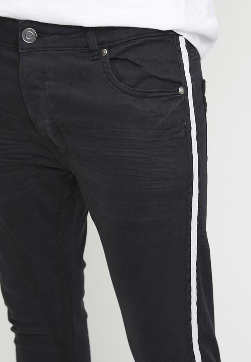 Brave Soul - Charcoal Wash Stretch Skinny Jean - Long Length