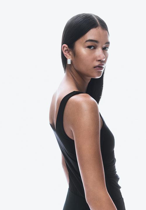 H&M - Draped thong body - black