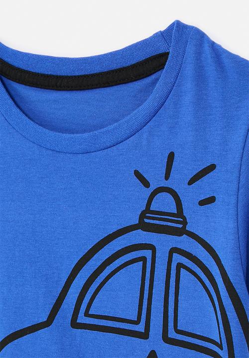 Pop Candy - Crew neck tee- royal blue