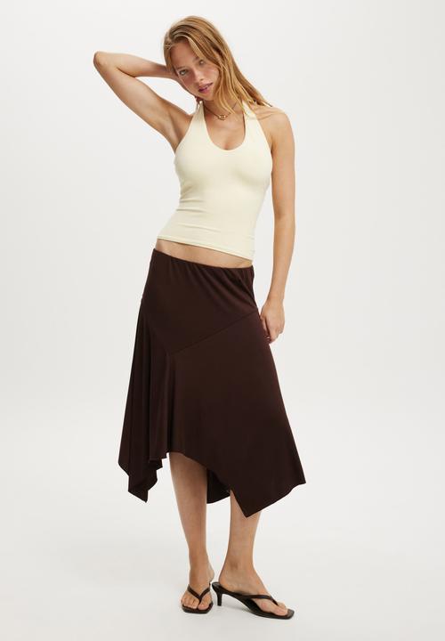 Cotton On - All day v-neck halter - vanilla glow