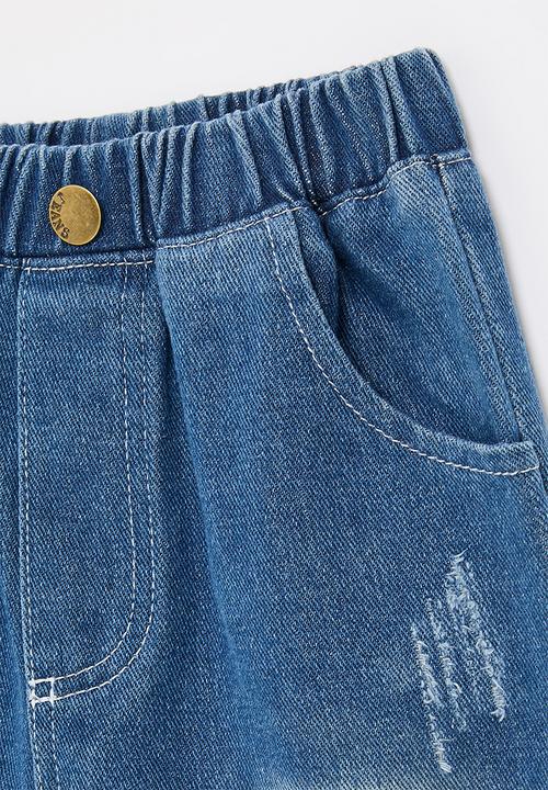 Pop Candy - Denim shorts - blue