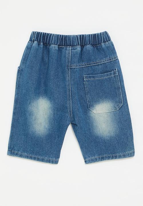 Pop Candy - Denim shorts - blue