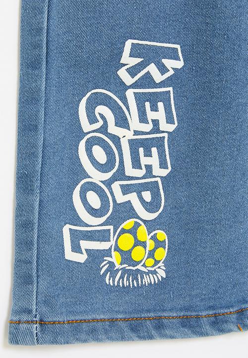 Pop Candy - Printed short - blue