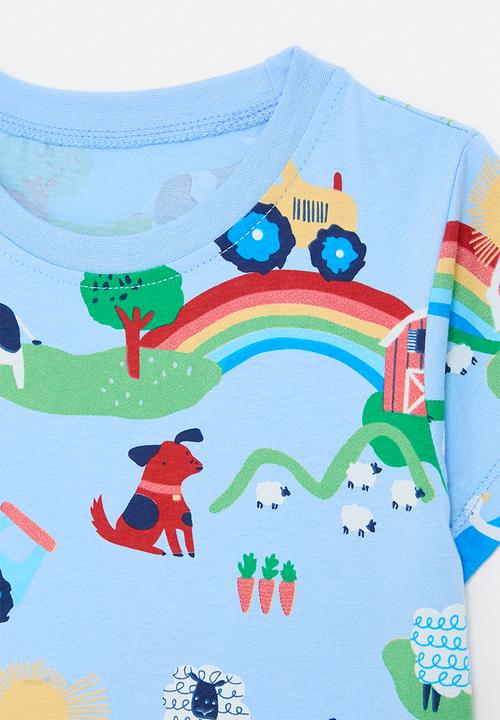Pop Candy - Crew neck tee-blue